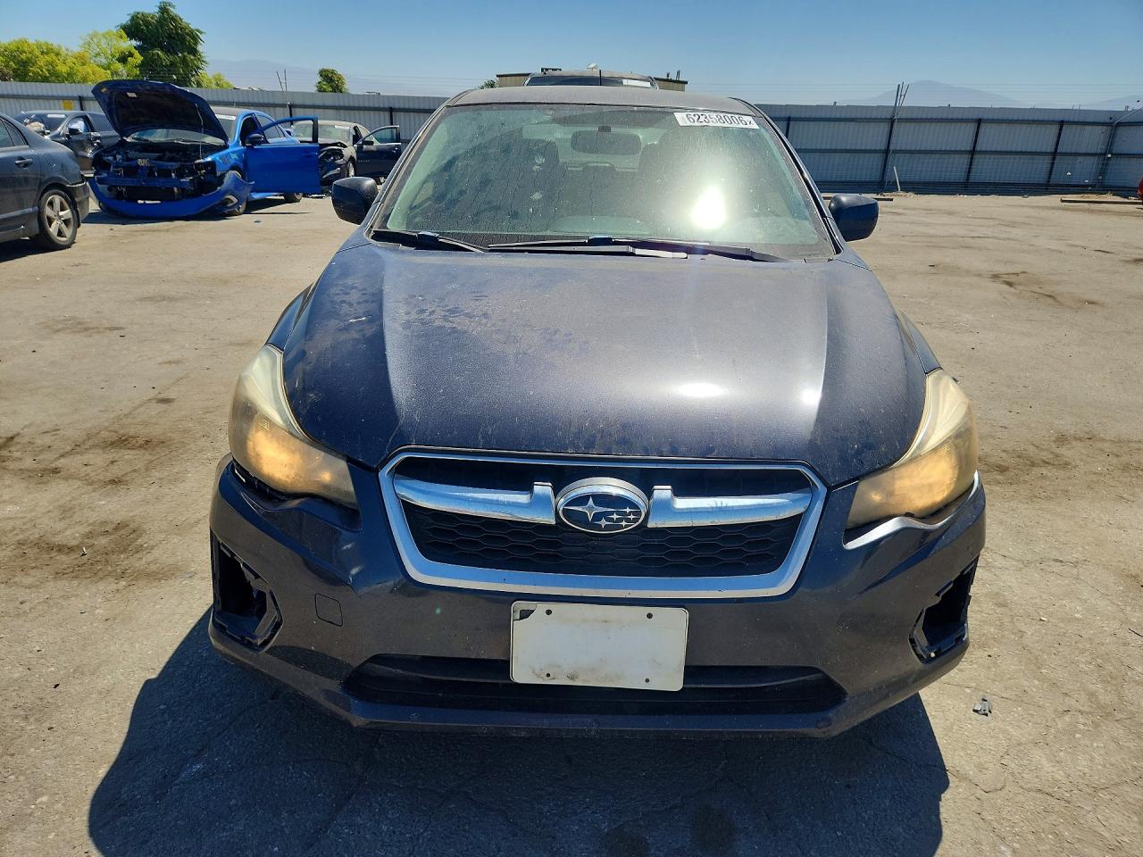 2012 Subaru Impreza Premium Gray vin: JF1GPAC60CH234988