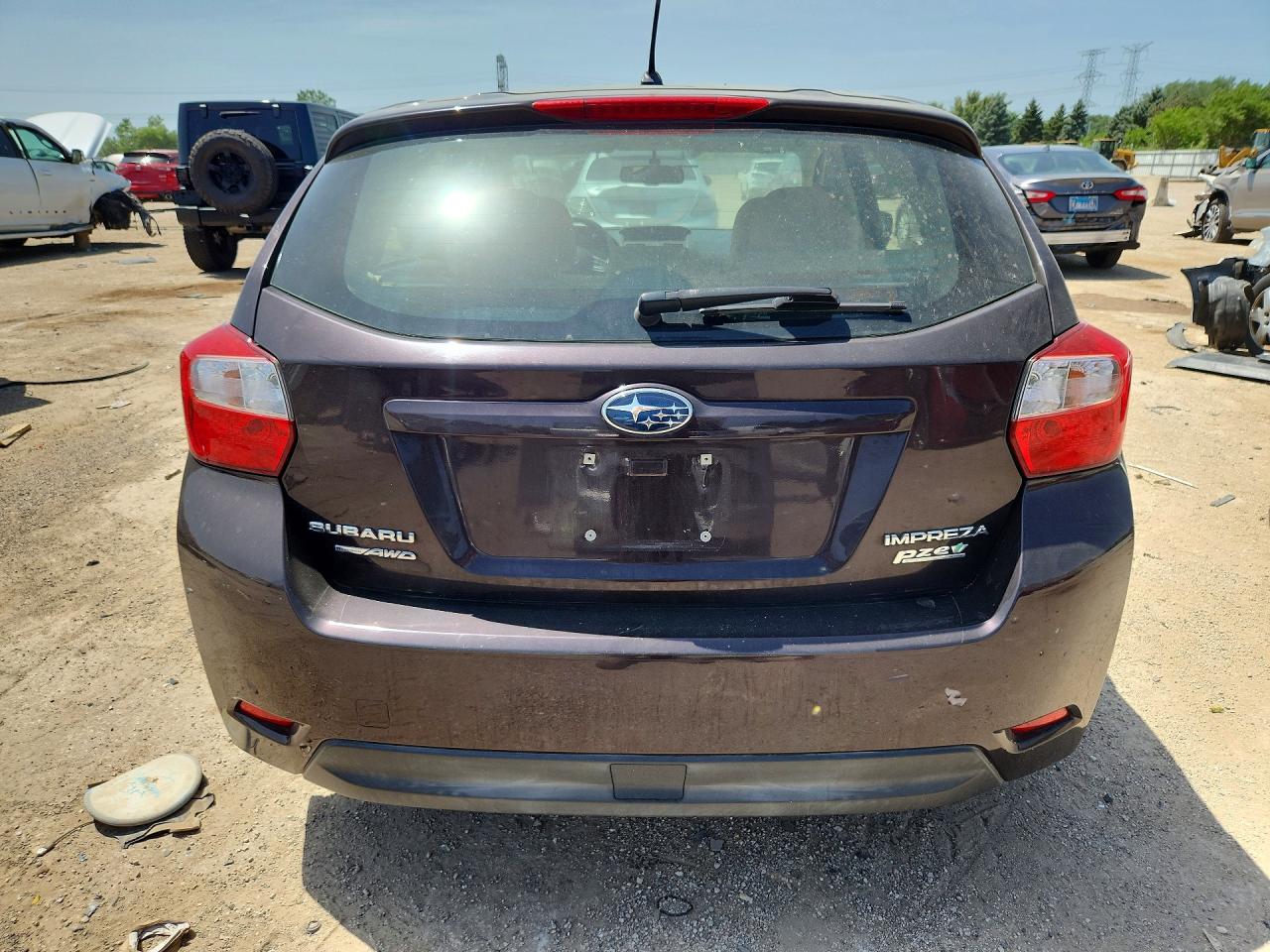 2013 Subaru Impreza Premium Purple vin: JF1GPAC60D2871920