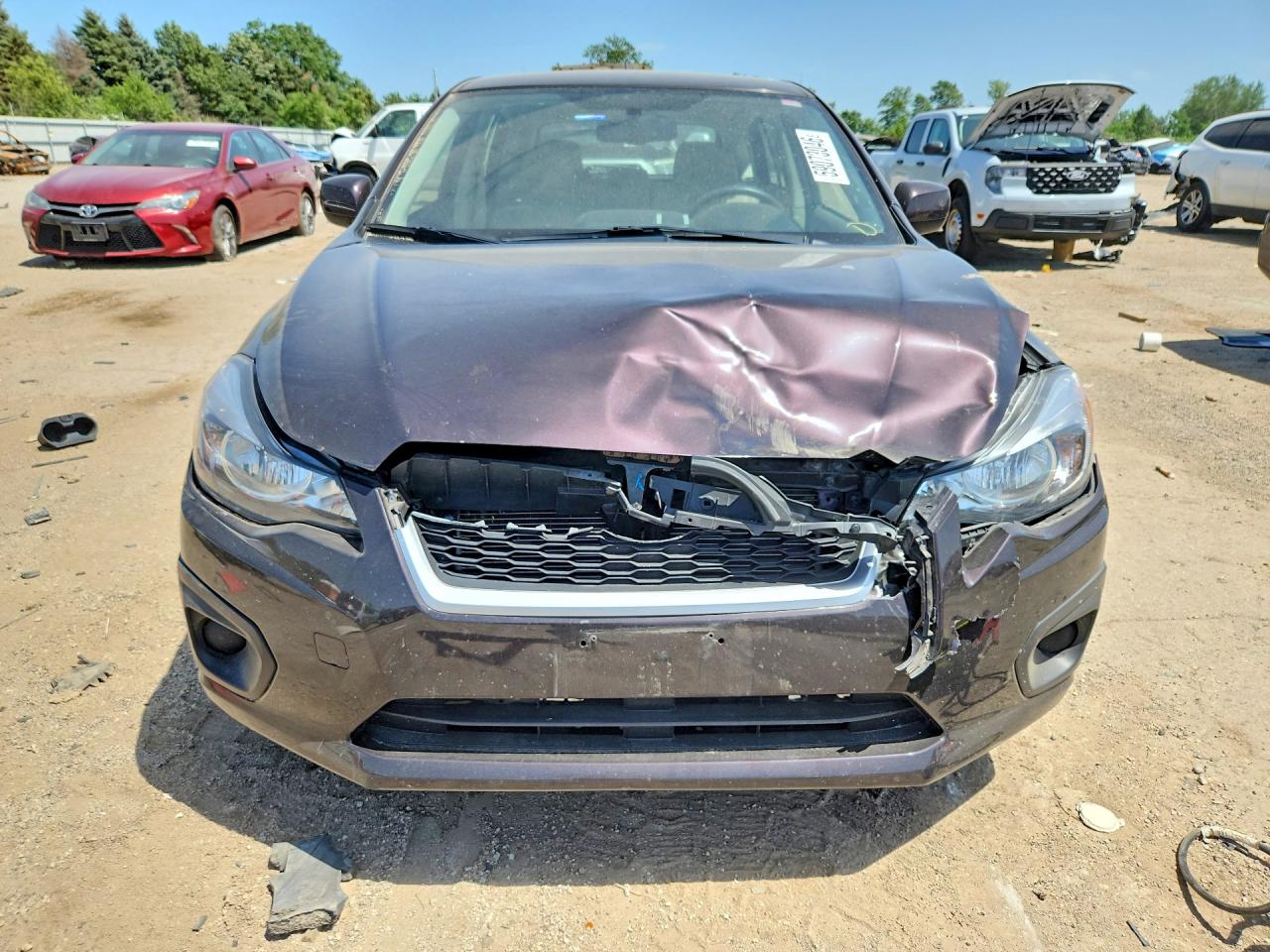 2013 Subaru Impreza Premium Purple vin: JF1GPAC60D2871920