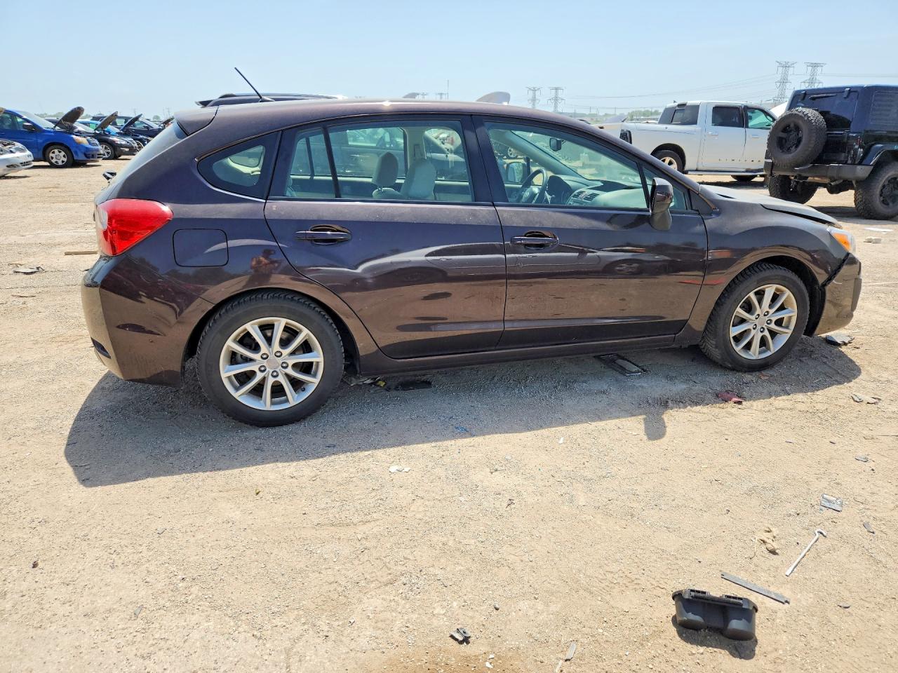 2013 Subaru Impreza Premium Purple vin: JF1GPAC60D2871920