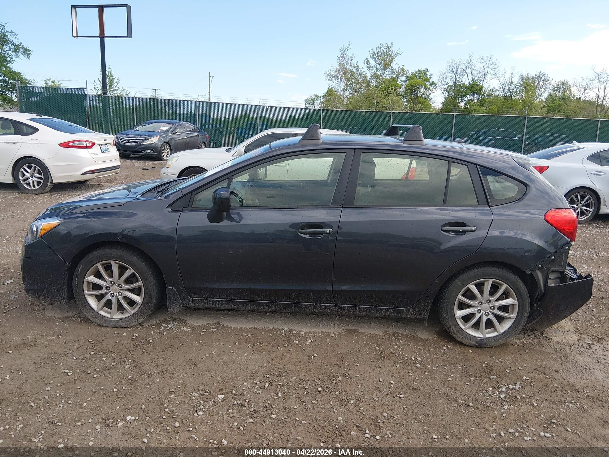 2013 Subaru Impreza 2.0i Premium Blue vin: JF1GPAC60DH208795