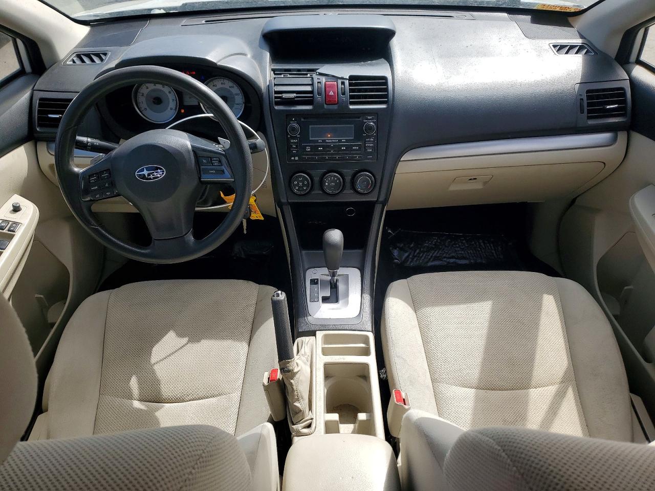 2013 Subaru Impreza Premium White vin: JF1GPAC60DH832953