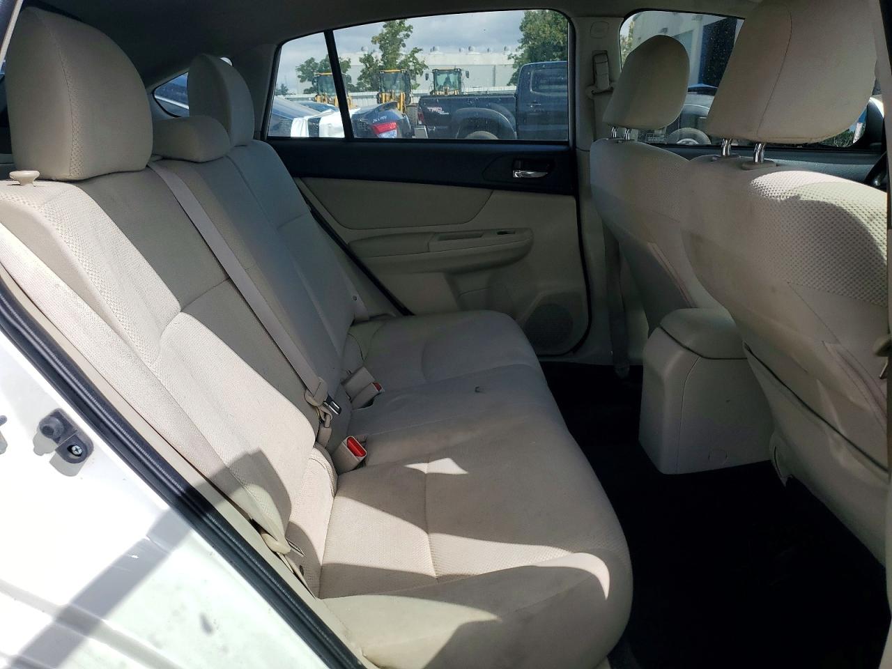 2013 Subaru Impreza Premium White vin: JF1GPAC60DH832953