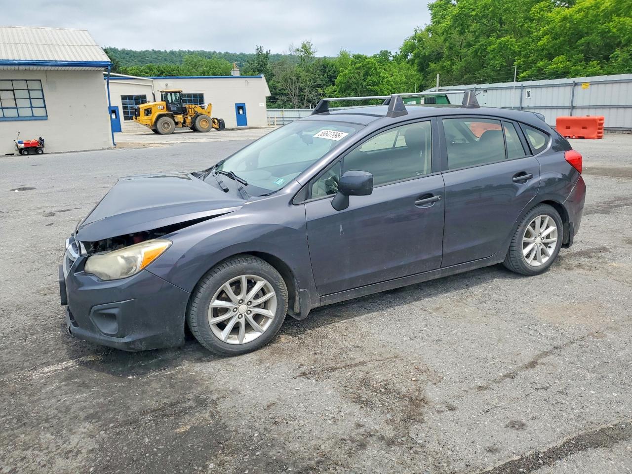 2014 Subaru Impreza Premium Серый vin: JF1GPAC60E8228479