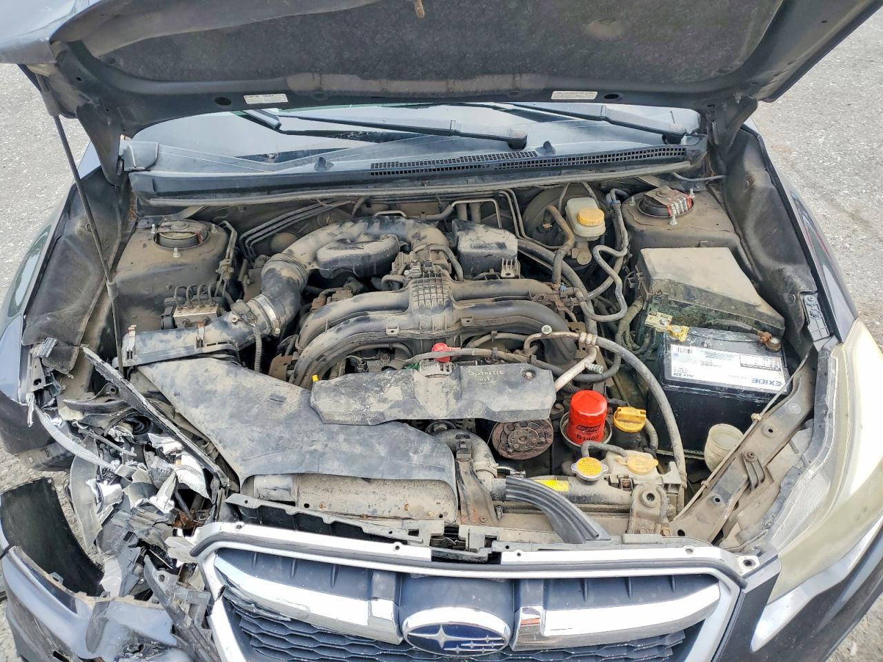 2014 Subaru Impreza Premium Серый vin: JF1GPAC60E8228479