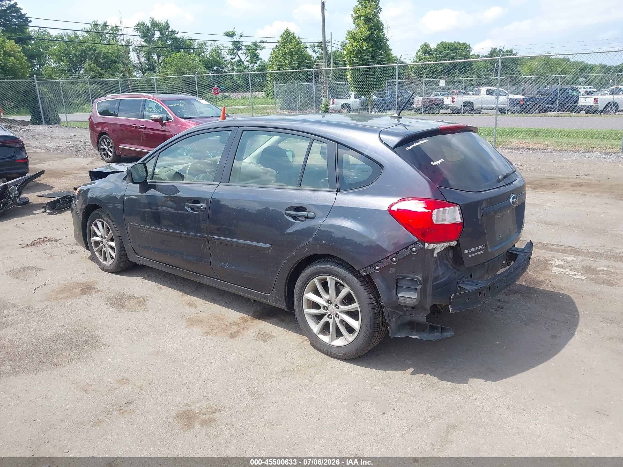 2014 Subaru Impreza 2.0i Premium Blue vin: JF1GPAC60E8274121