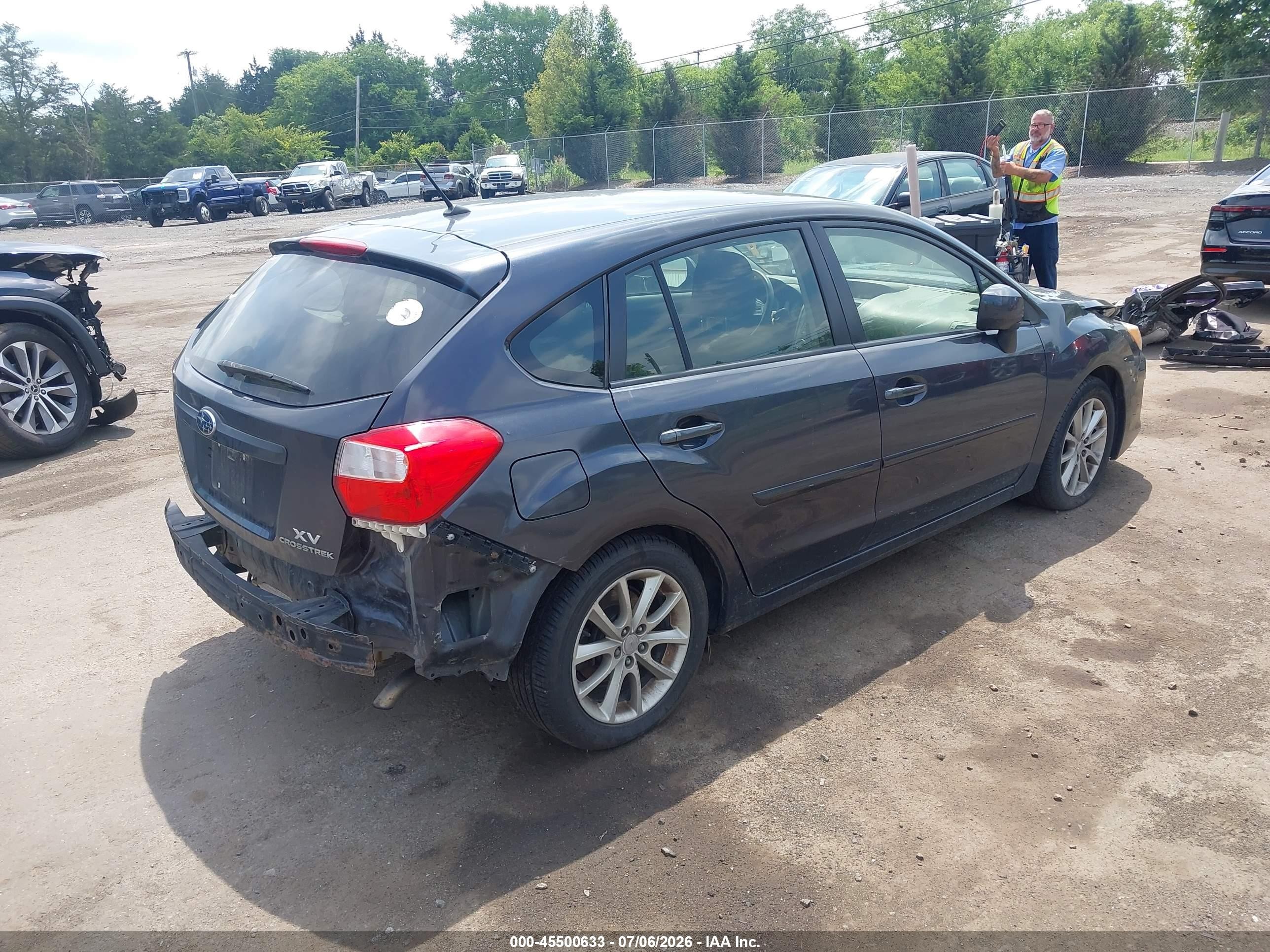 2014 Subaru Impreza 2.0i Premium Blue vin: JF1GPAC60E8274121