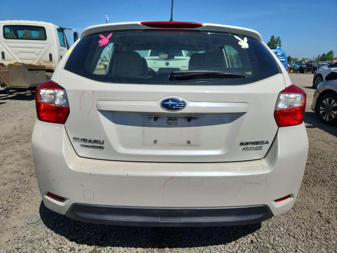2014 Subaru Impreza Premium Белый vin: JF1GPAC60E8326329