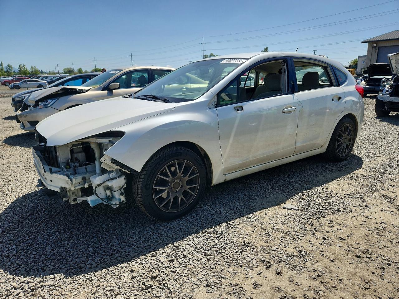 2014 Subaru Impreza Premium Белый vin: JF1GPAC60E8326329
