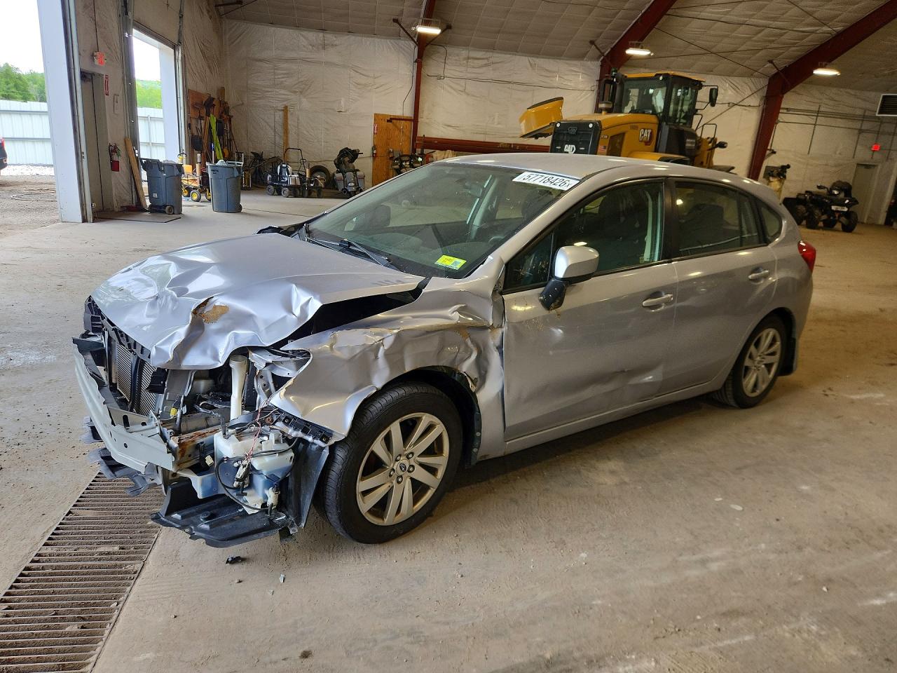 2015 Subaru Impreza Premium Серебряный vin: JF1GPAC60F8220951