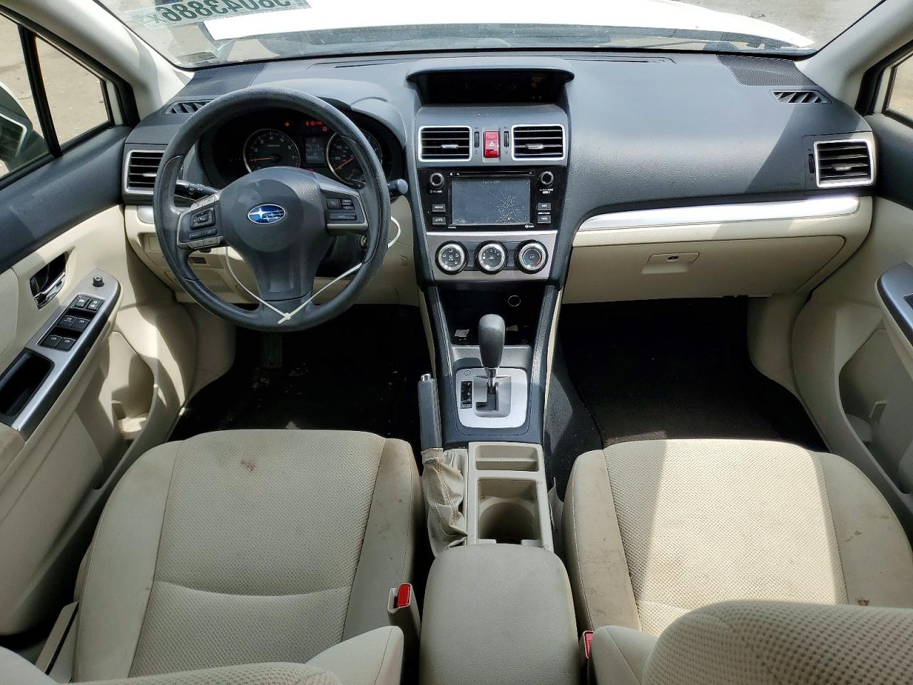 2015 Subaru Impreza Premium White vin: JF1GPAC60F8274170