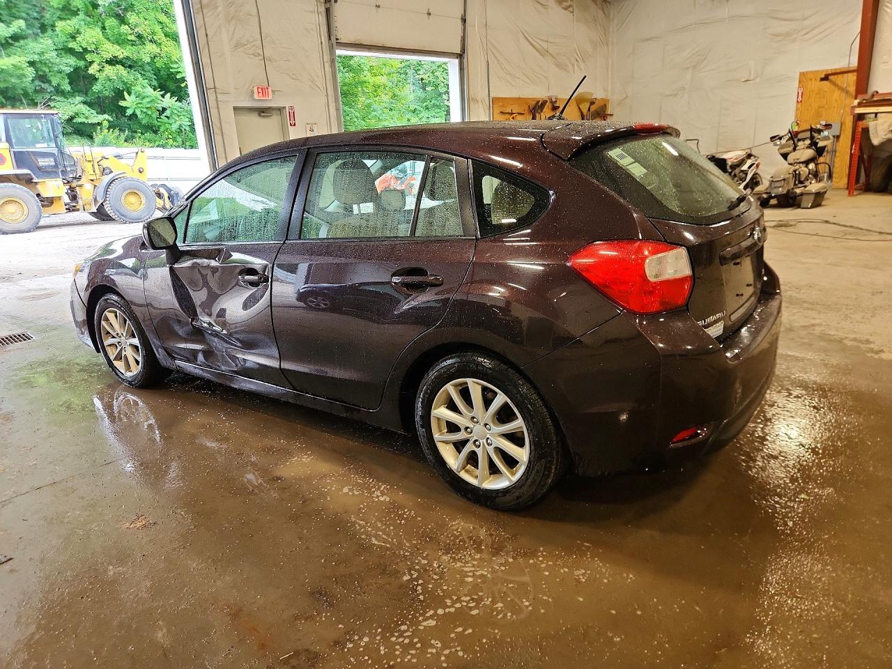 2012 Subaru Impreza Premium Brown vin: JF1GPAC61CH216676
