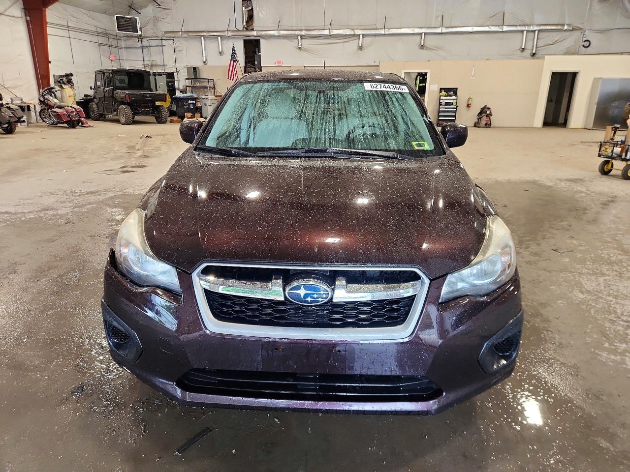2012 Subaru Impreza Premium Brown vin: JF1GPAC61CH216676
