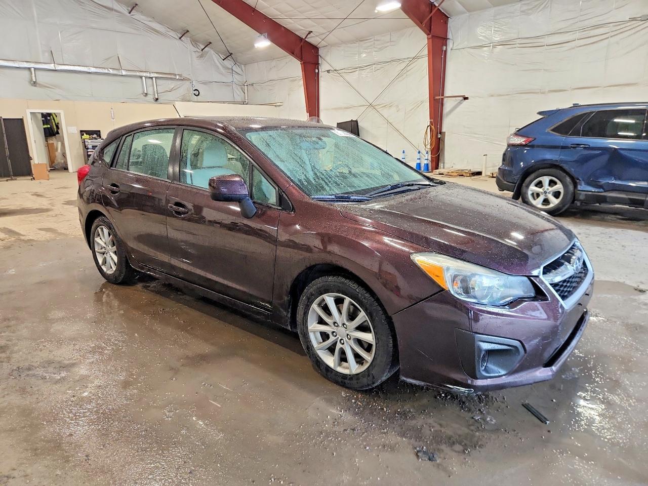 2012 Subaru Impreza Premium Brown vin: JF1GPAC61CH216676
