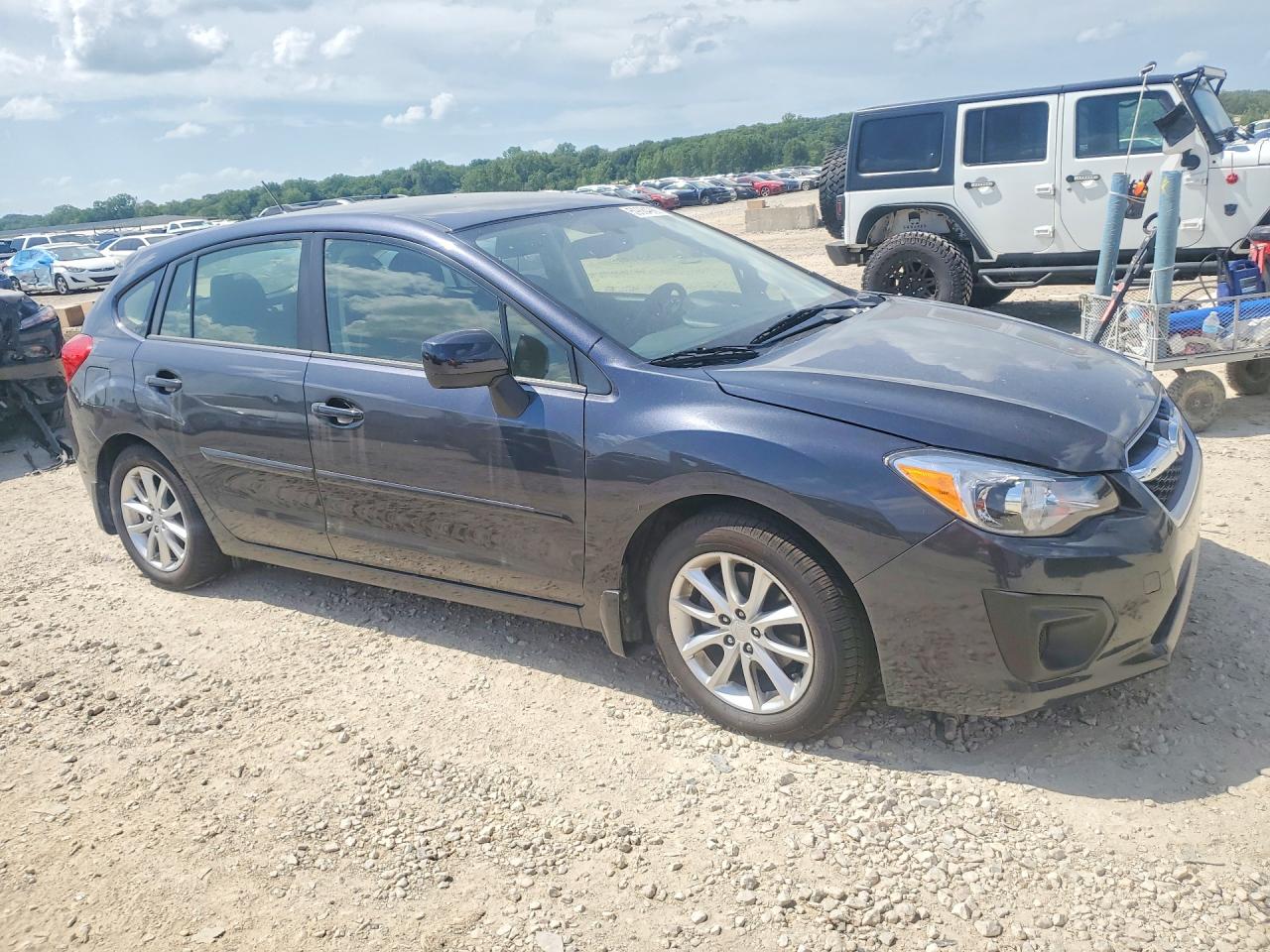 2013 Subaru Impreza Premium Серый vin: JF1GPAC61DH200463