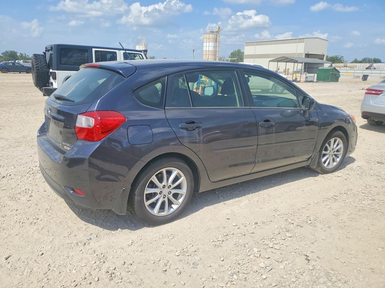 2013 Subaru Impreza Premium Серый vin: JF1GPAC61DH200463