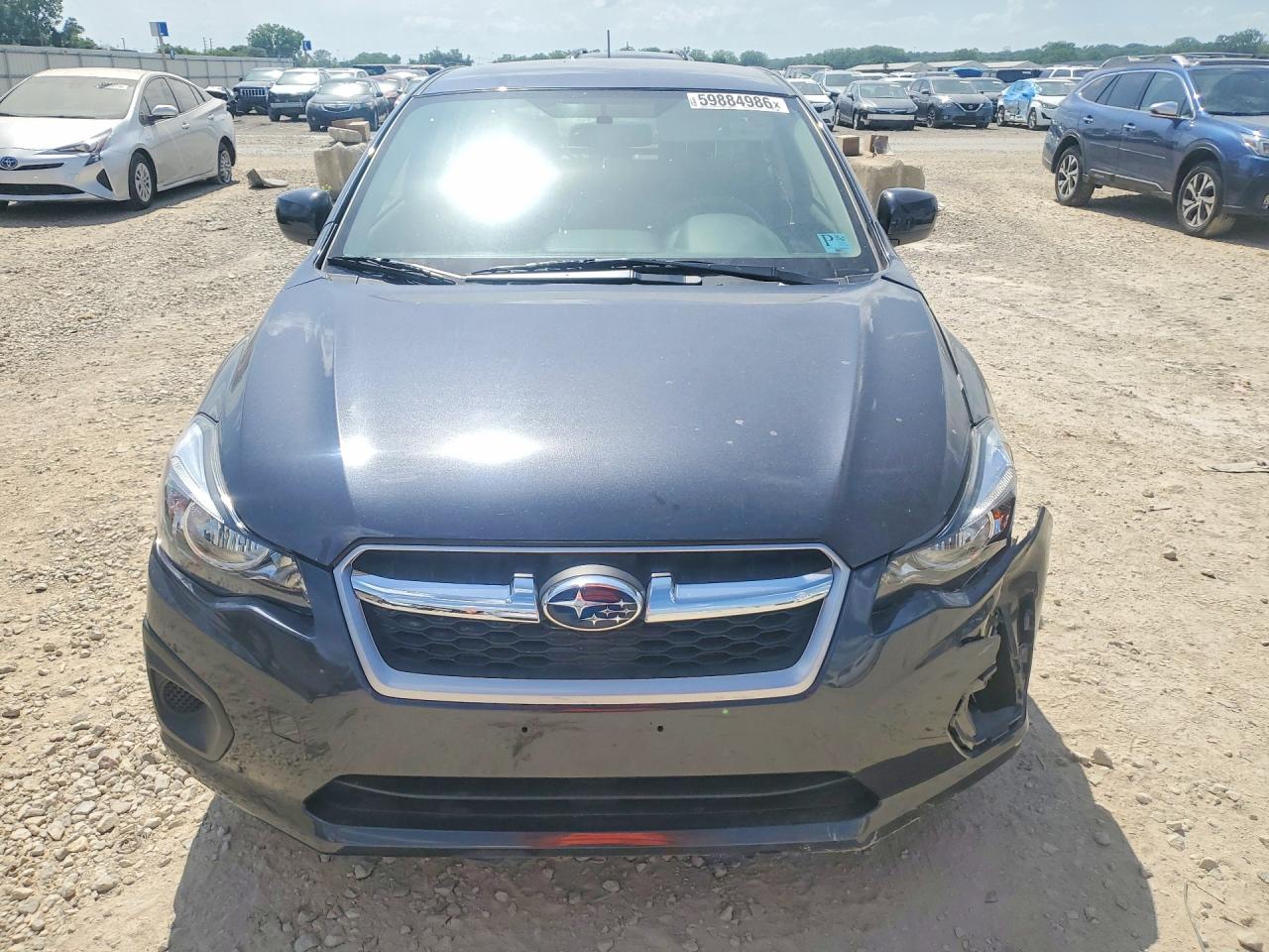 2013 Subaru Impreza Premium Серый vin: JF1GPAC61DH200463