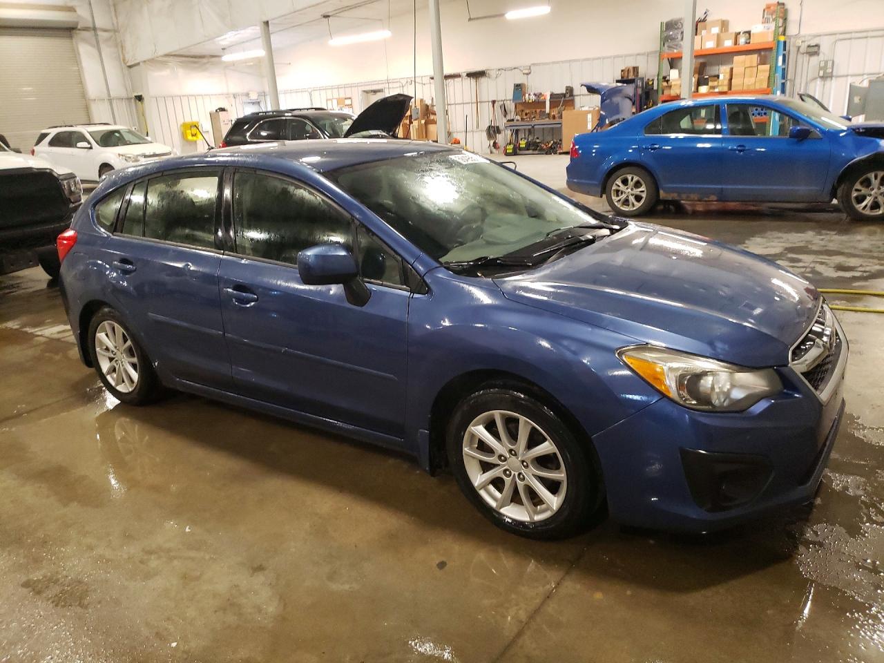 2013 Subaru Impreza 2.0 I Awd Blue vin: JF1GPAC61DH210765