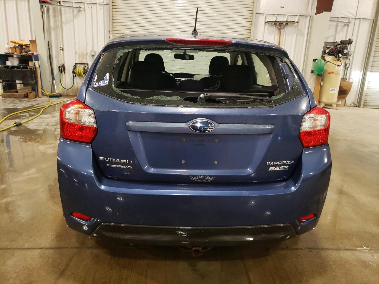2013 Subaru Impreza 2.0 I Awd Blue vin: JF1GPAC61DH210765