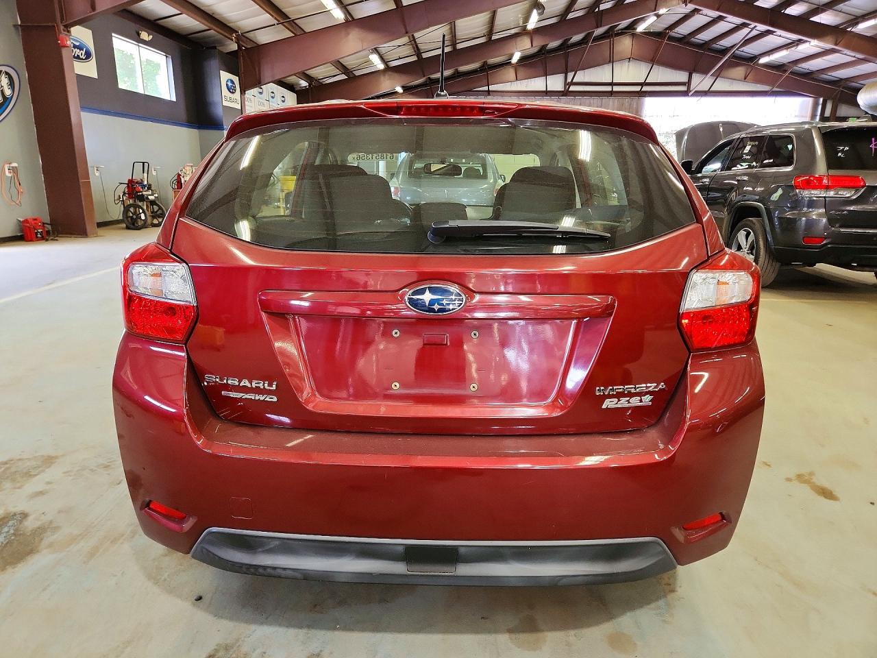 2013 Subaru Impreza Premium Red vin: JF1GPAC61DH812551