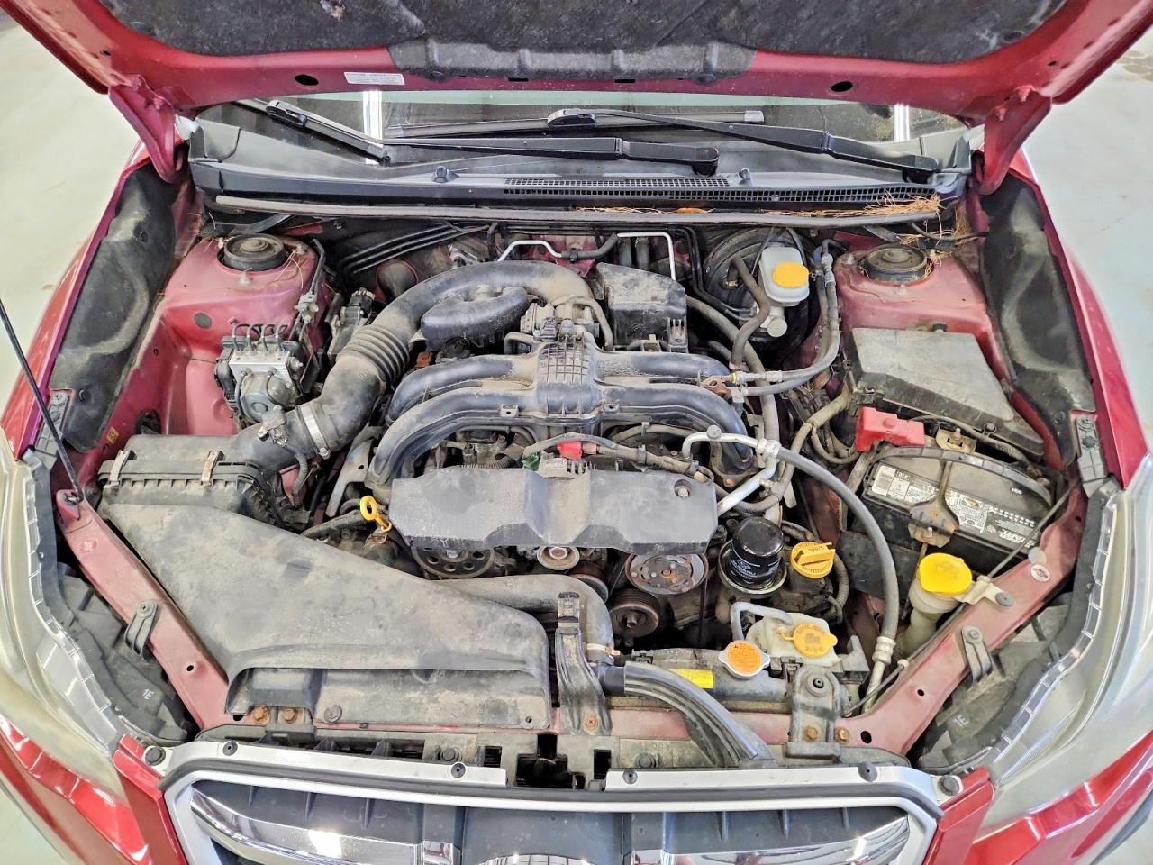 2013 Subaru Impreza Premium Red vin: JF1GPAC61DH812551