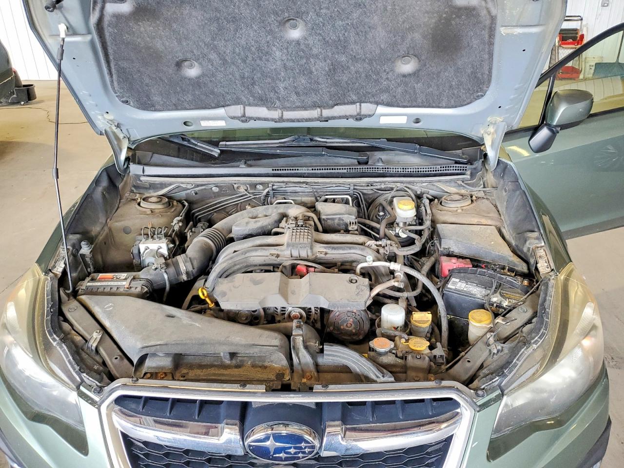 2014 Subaru Impreza Premium Green vin: JF1GPAC61E8328137