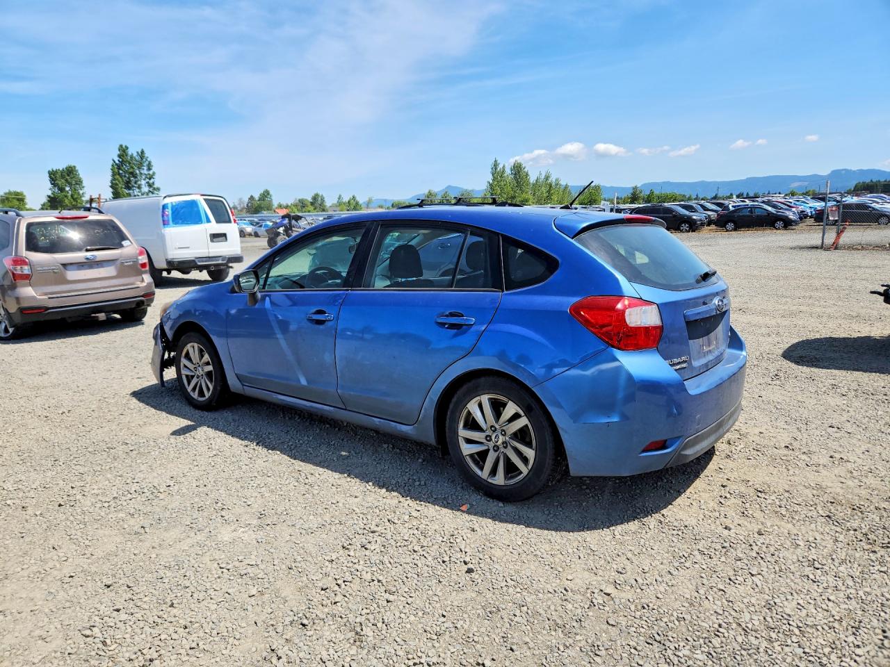 2015 Subaru Impreza Premium Blue vin: JF1GPAC61FH259144