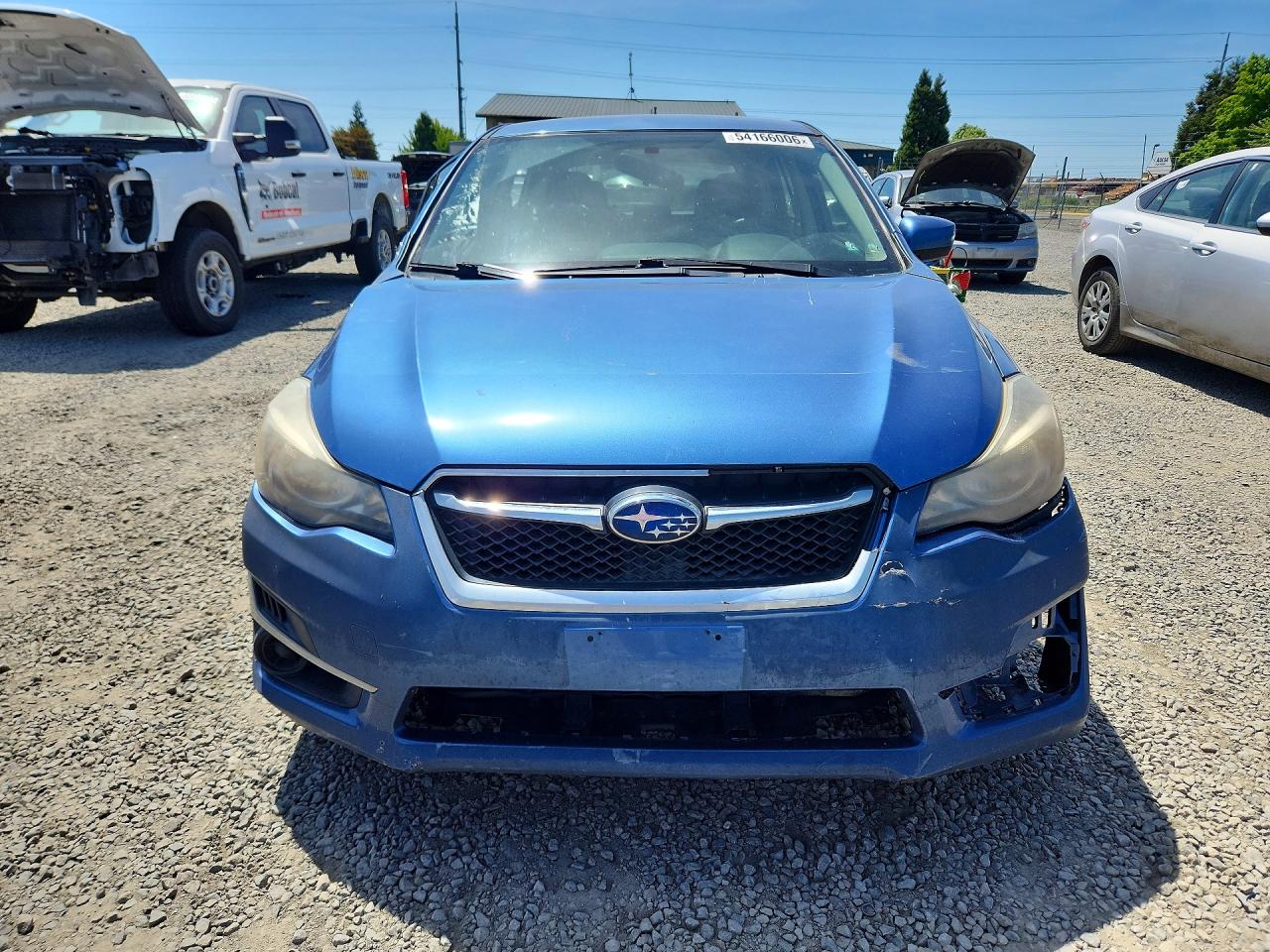 2015 Subaru Impreza Premium Blue vin: JF1GPAC61FH259144