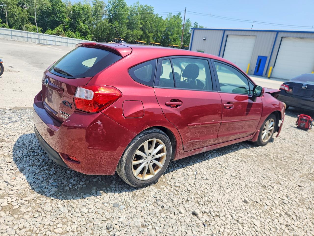 2013 Subaru Impreza Premium Red vin: JF1GPAC62D2849059