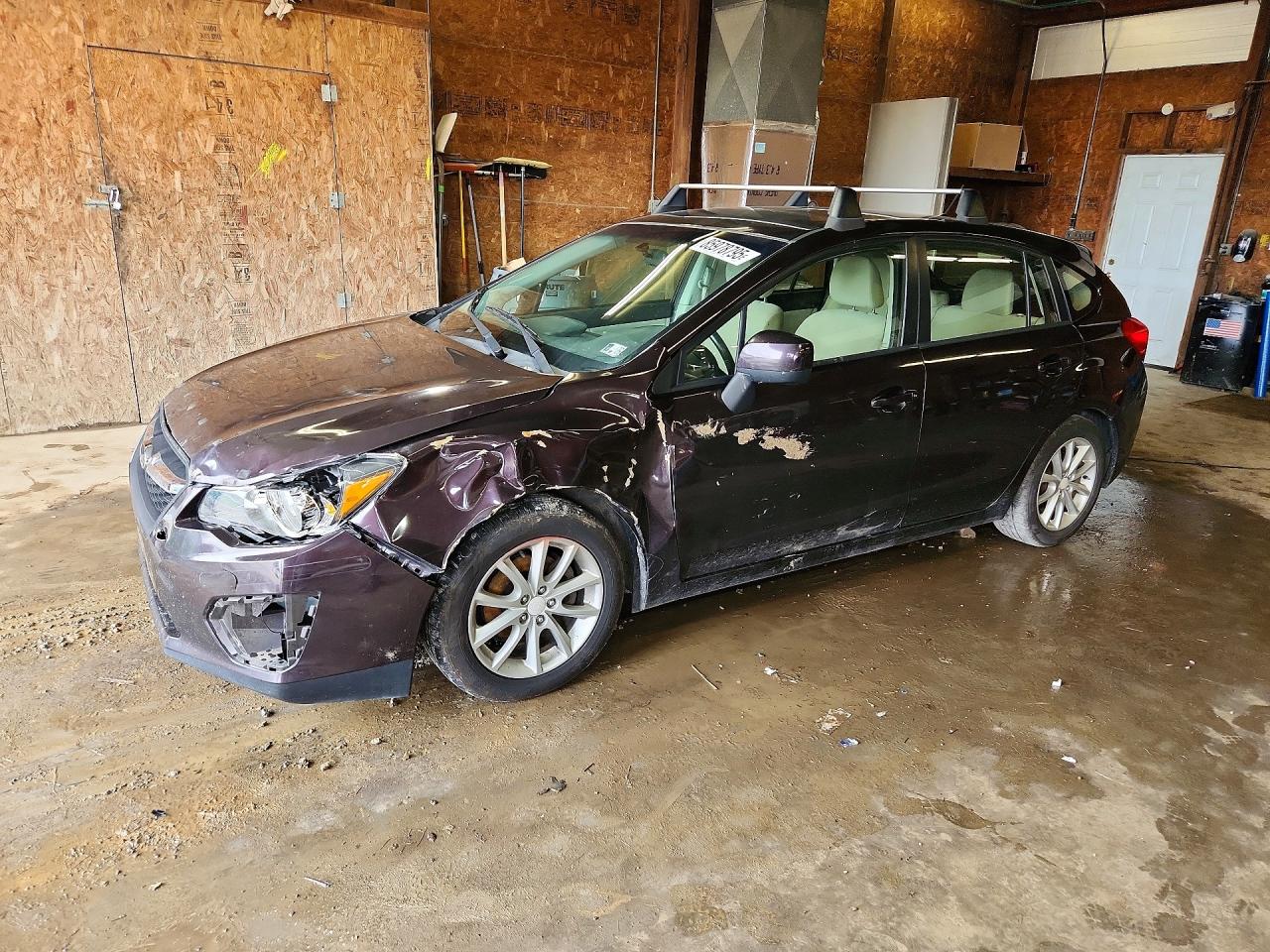 2013 Subaru Impreza Premium Purple vin: JF1GPAC62D2886144
