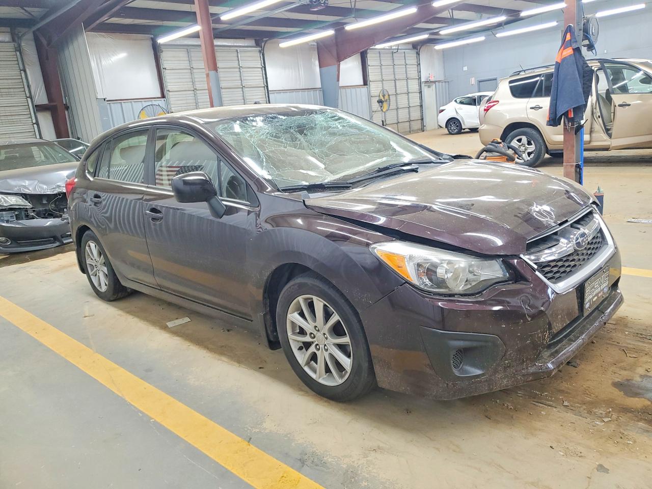 2013 Subaru Impreza Premium Purple vin: JF1GPAC62D2893370