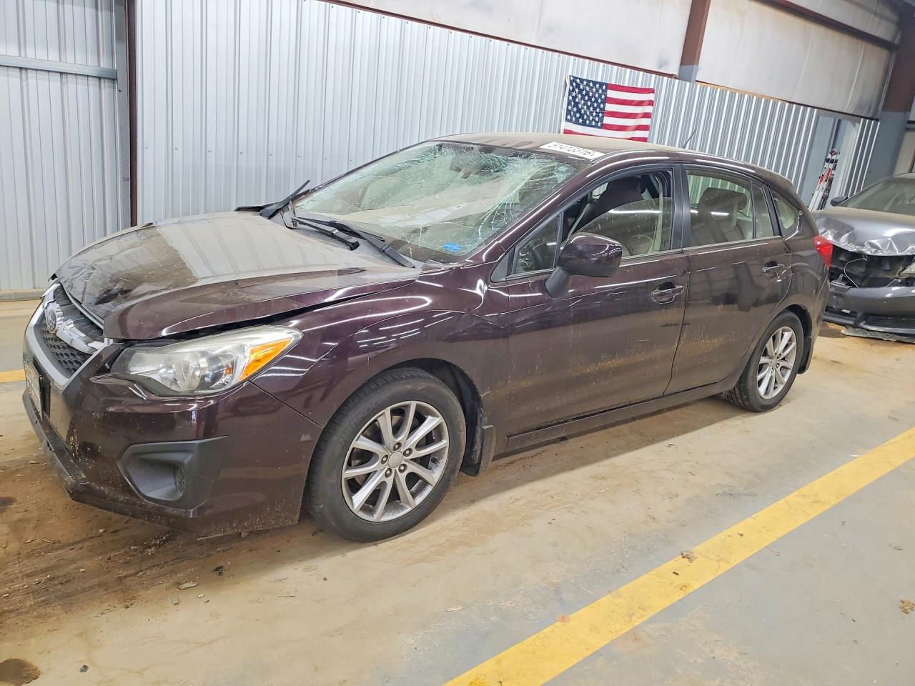 2013 Subaru Impreza Premium Purple vin: JF1GPAC62D2893370