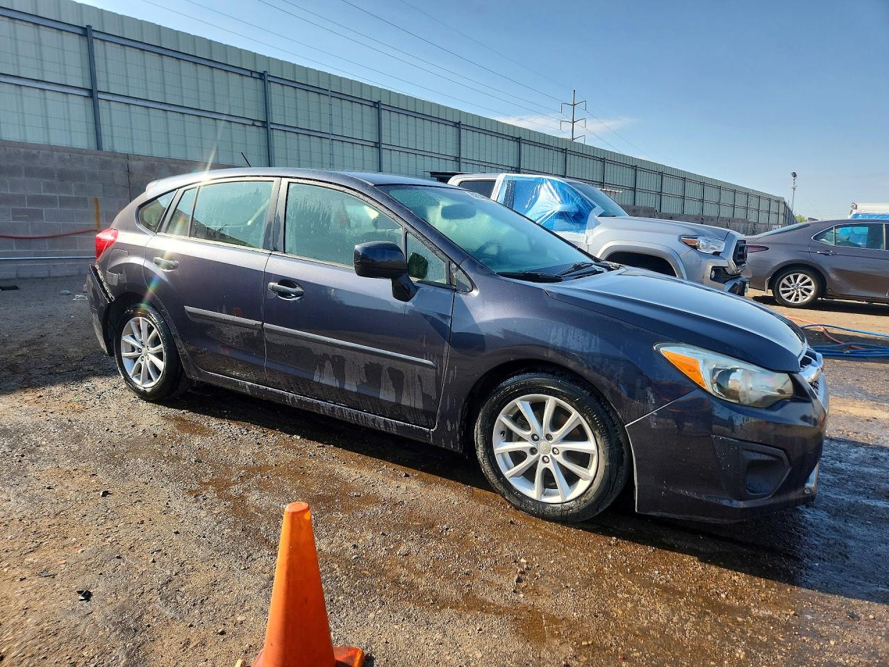 2013 Subaru Impreza Premium Black vin: JF1GPAC62DH815684