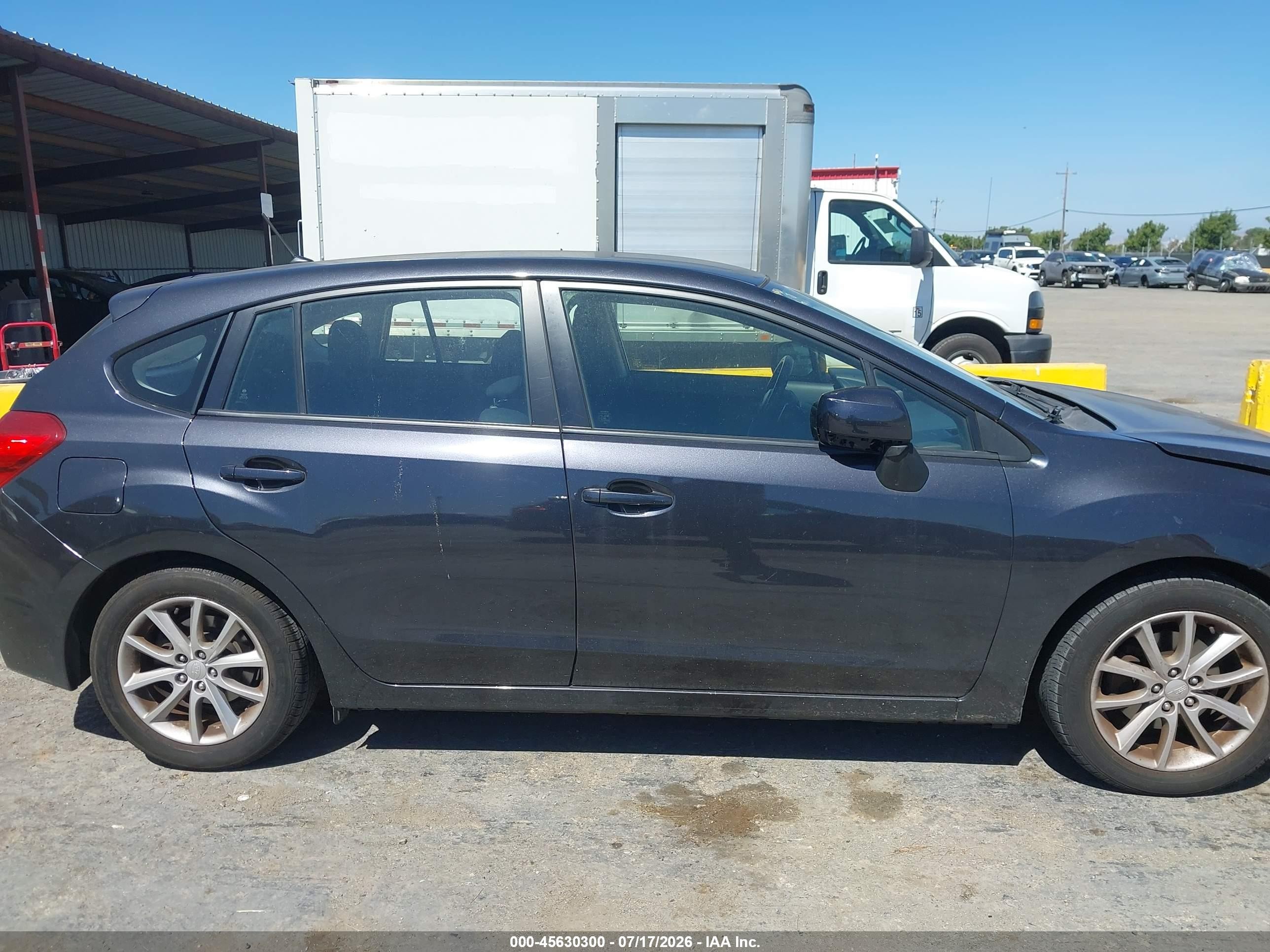 2013 Subaru Impreza 2.0i Premium Gray vin: JF1GPAC62DH835434