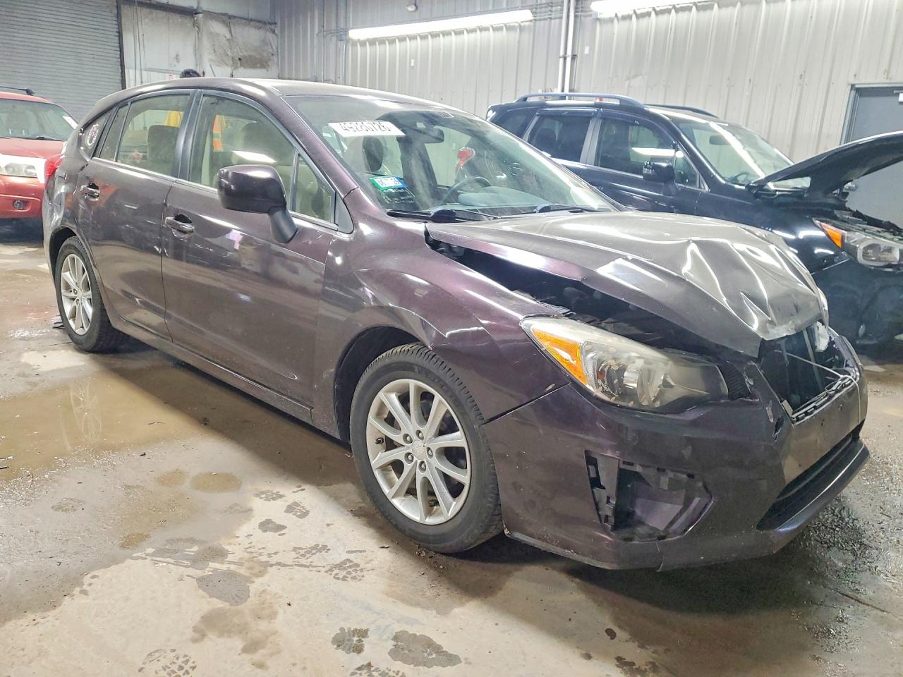 2013 Subaru Impreza Premium Purple vin: JF1GPAC62DH869468