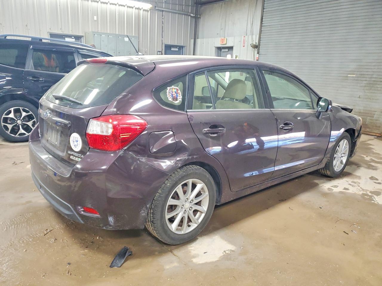 2013 Subaru Impreza Premium Purple vin: JF1GPAC62DH869468