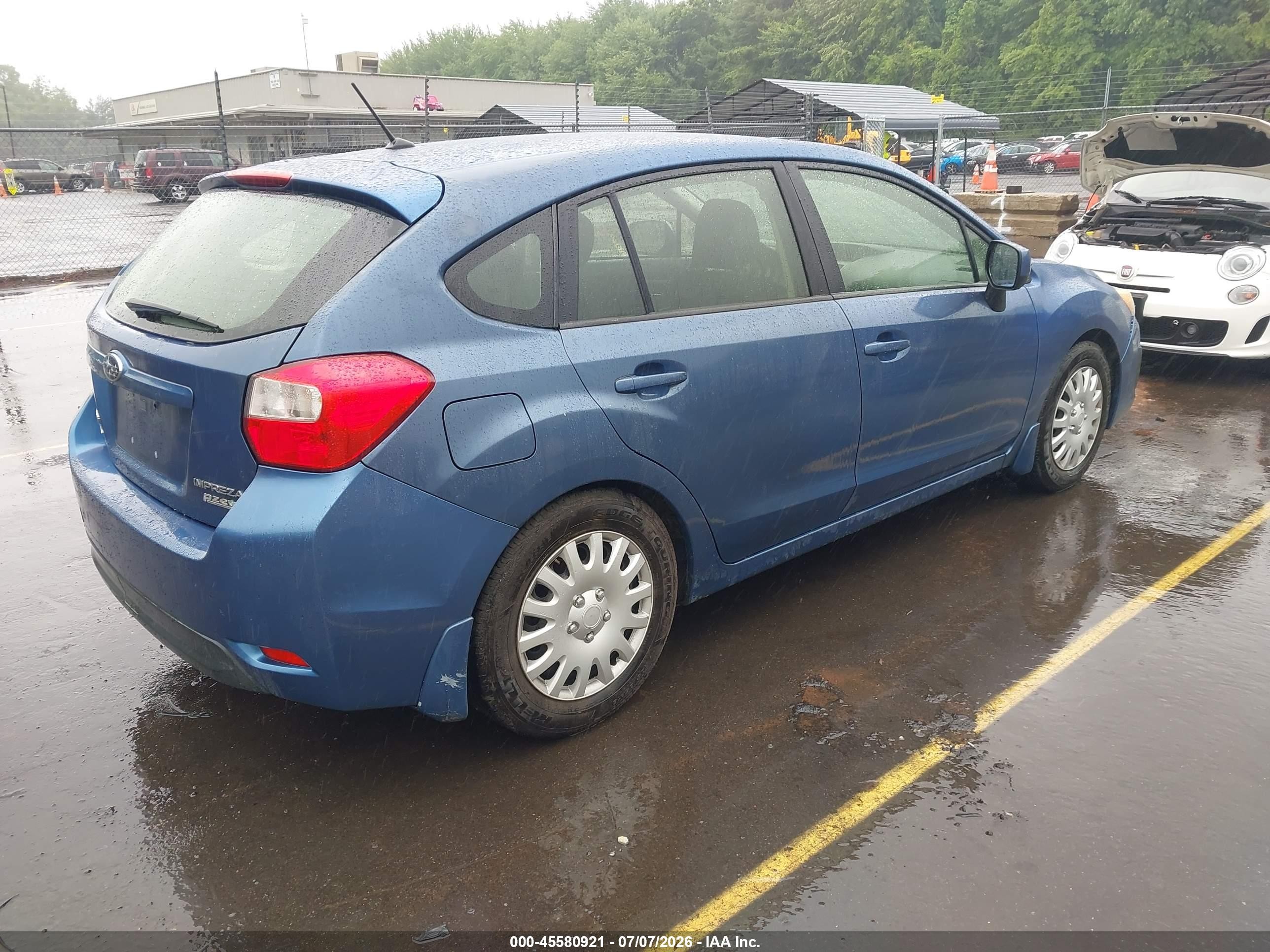2014 Subaru Impreza 2.0i Premium Синий vin: JF1GPAC62E8247292