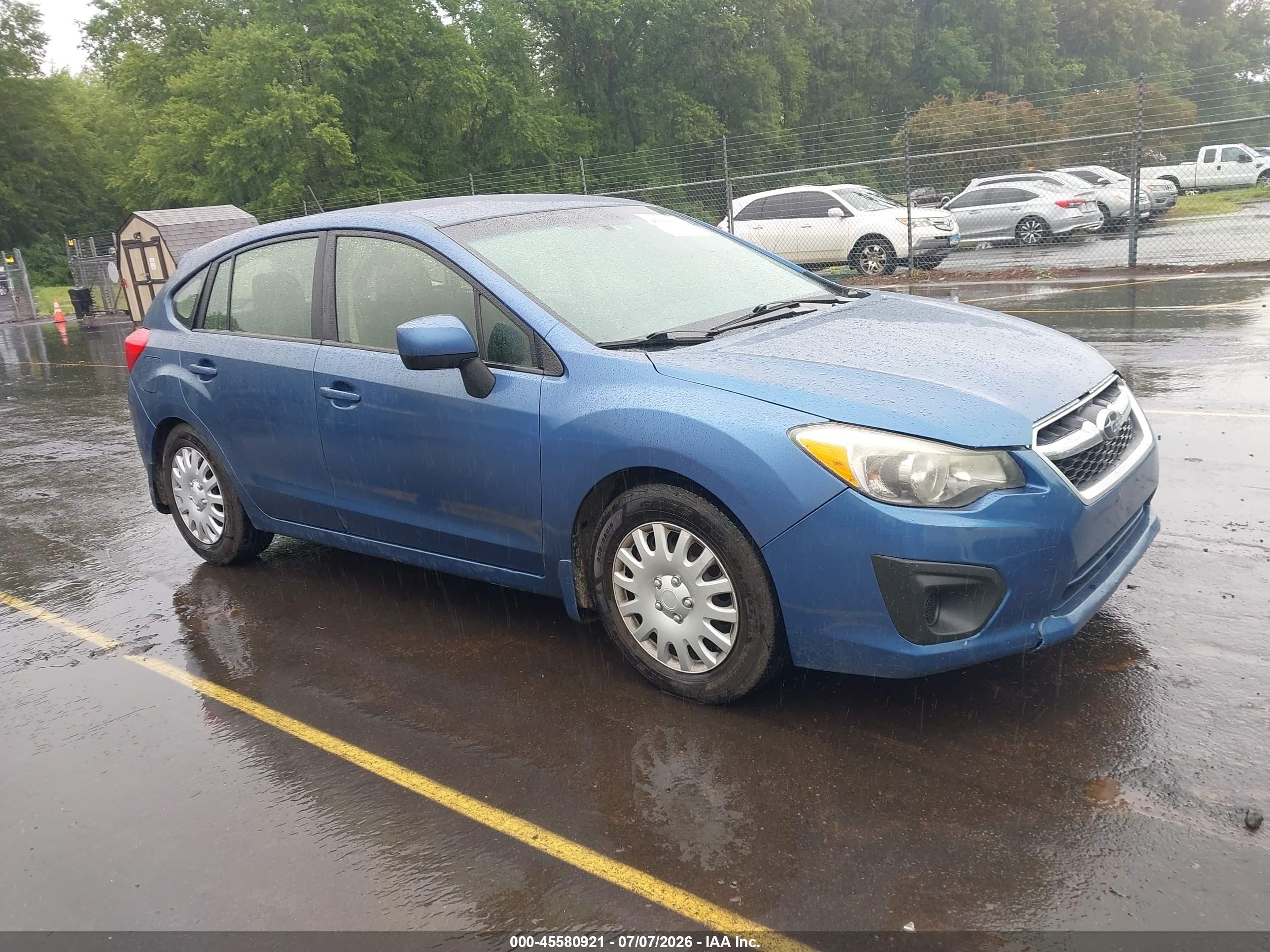 2014 Subaru Impreza 2.0i Premium Blue vin: JF1GPAC62E8247292