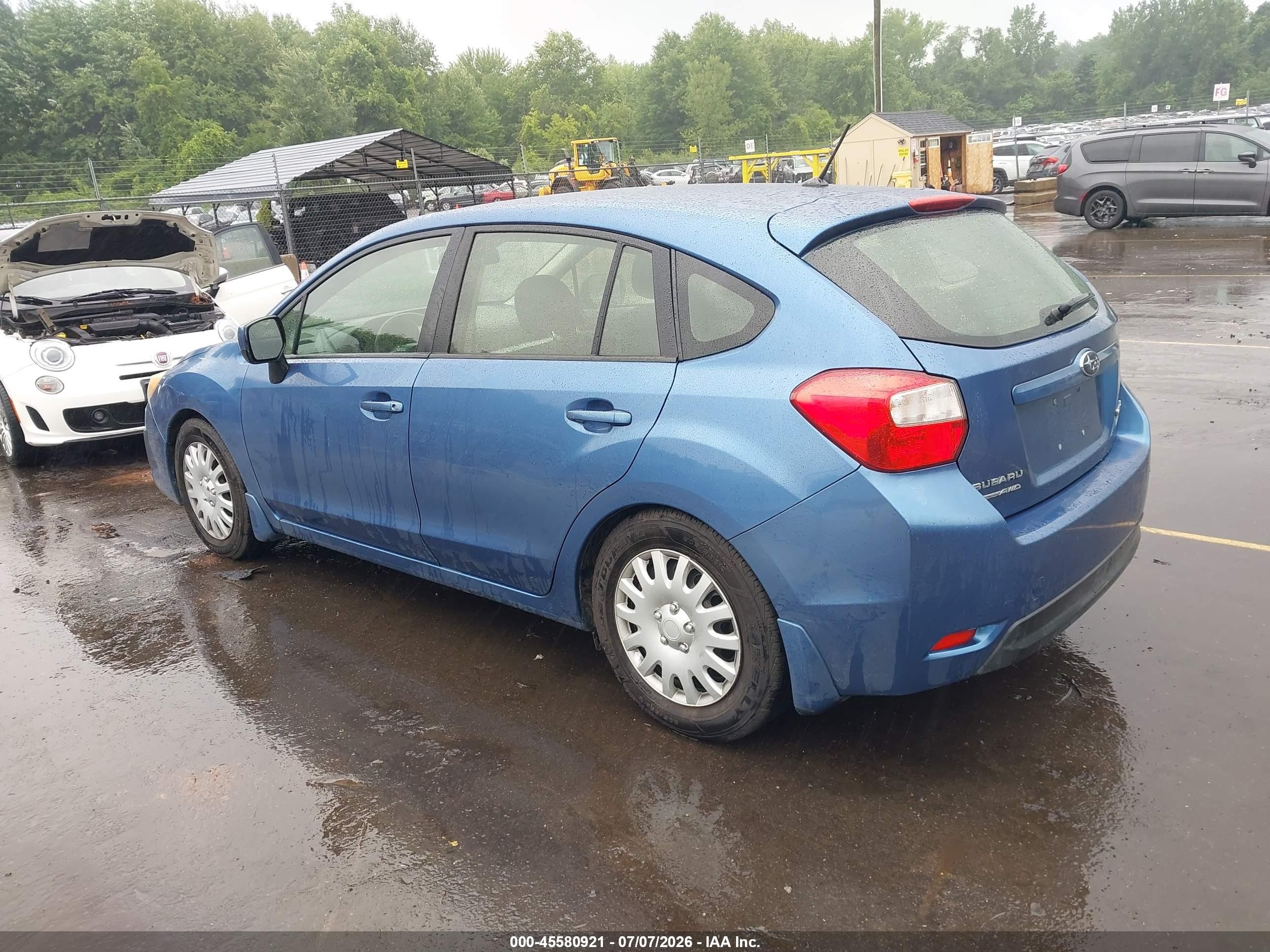 2014 Subaru Impreza 2.0i Premium Синий vin: JF1GPAC62E8247292