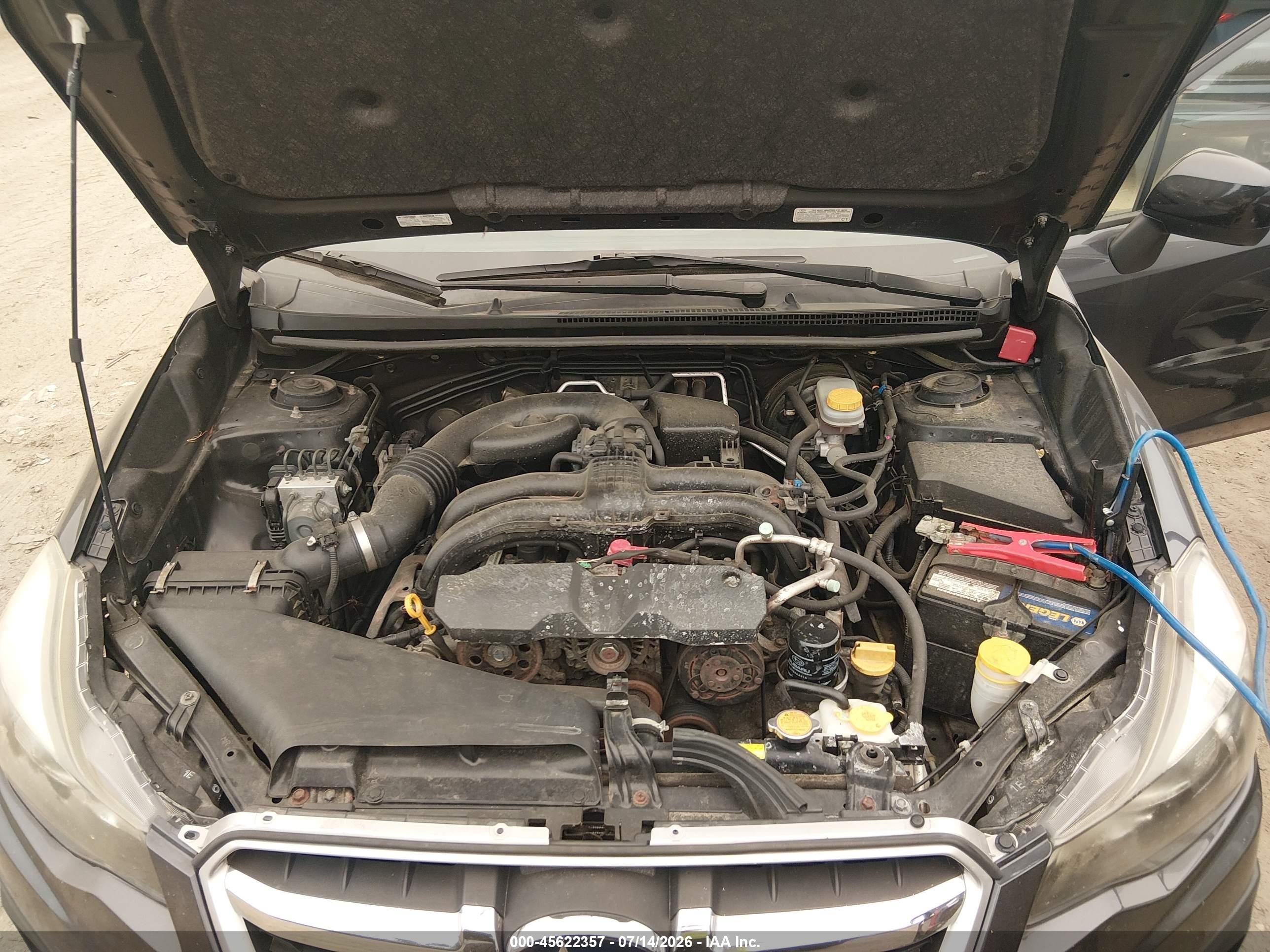 2014 Subaru Impreza 2.0i Premium Gray vin: JF1GPAC62E8249222