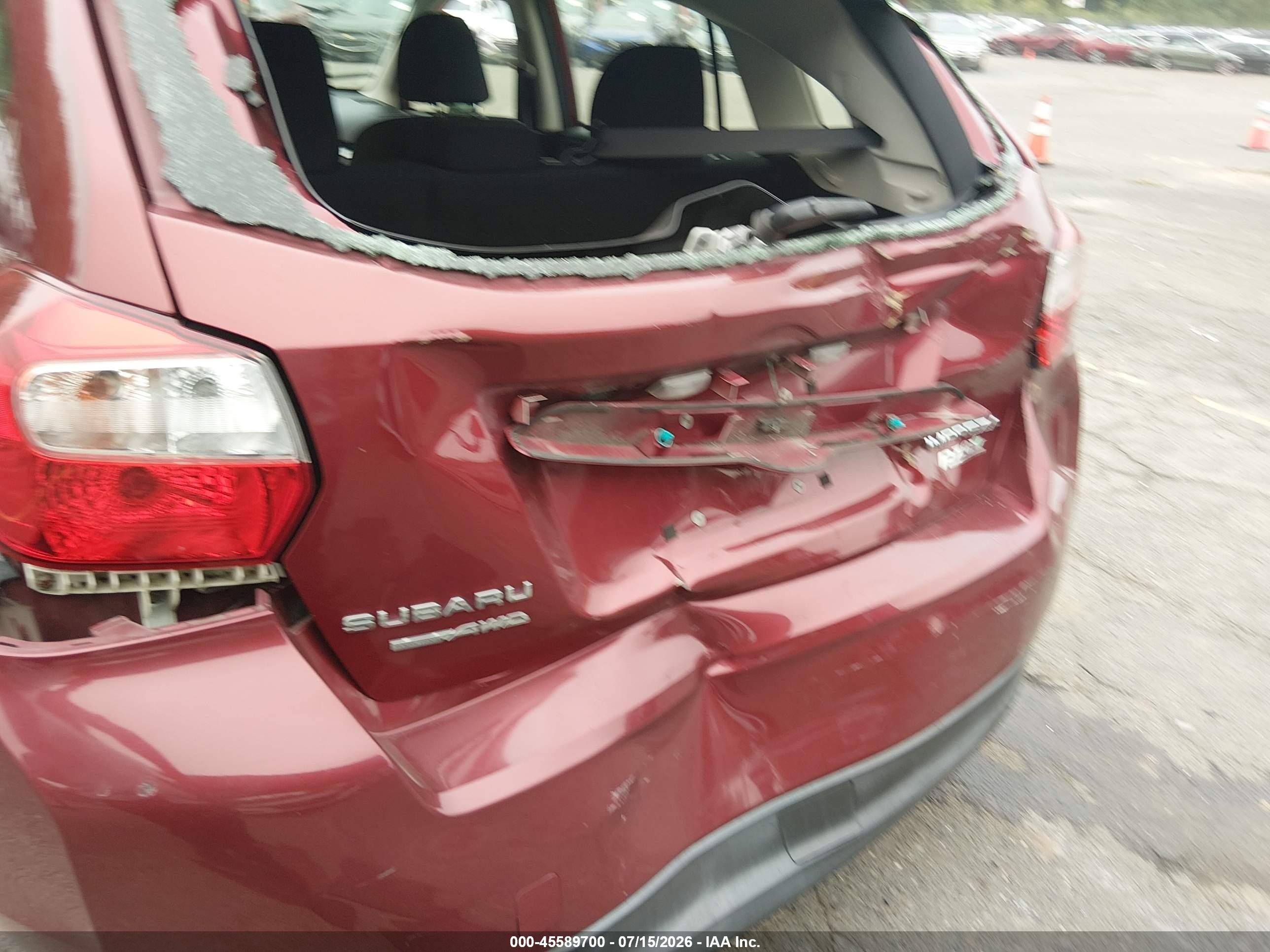 2014 Subaru Impreza 2.0i Premium Red vin: JF1GPAC62E8260155
