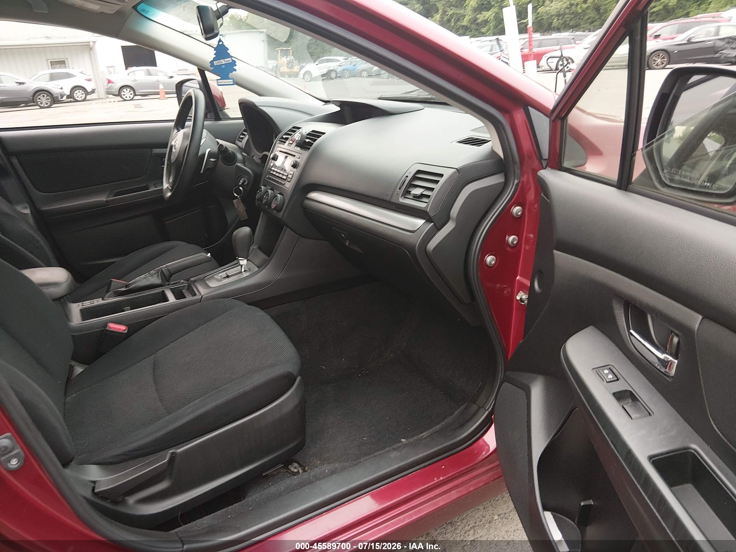 2014 Subaru Impreza 2.0i Premium Red vin: JF1GPAC62E8260155