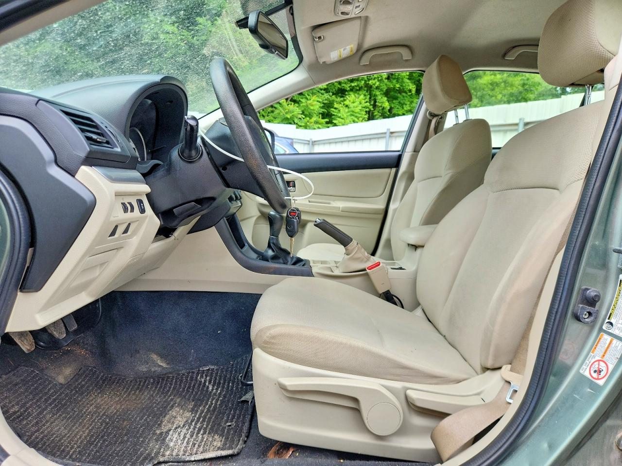 2014 Subaru Impreza Premium Зеленый vin: JF1GPAC62E9293764