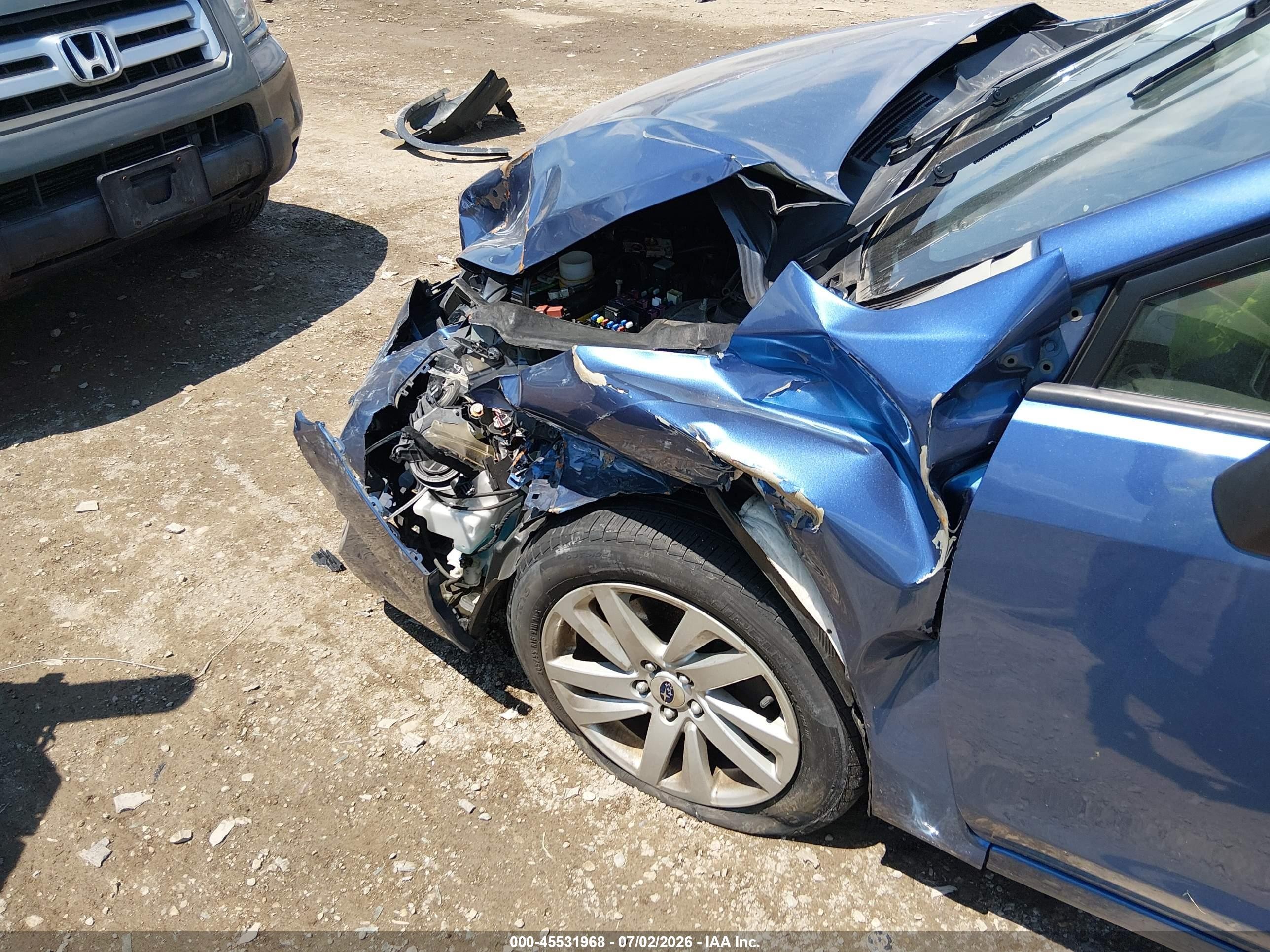 2015 Subaru Impreza 2.0i Premium Blue vin: JF1GPAC62F8207716