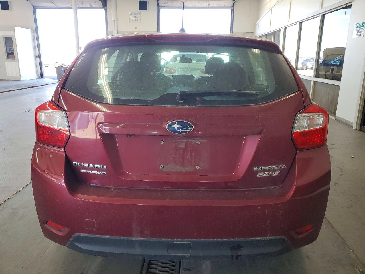 2015 Subaru Impreza Бордовый vin: JF1GPAC62FH262585