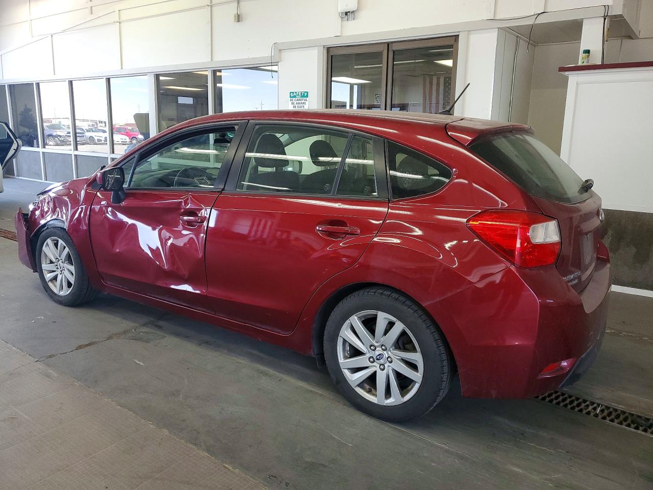 2015 Subaru Impreza Бордовый vin: JF1GPAC62FH262585