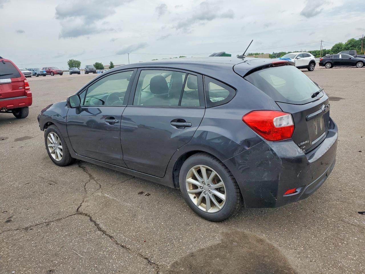 2012 Subaru Impreza Premium Gray vin: JF1GPAC63CH216727