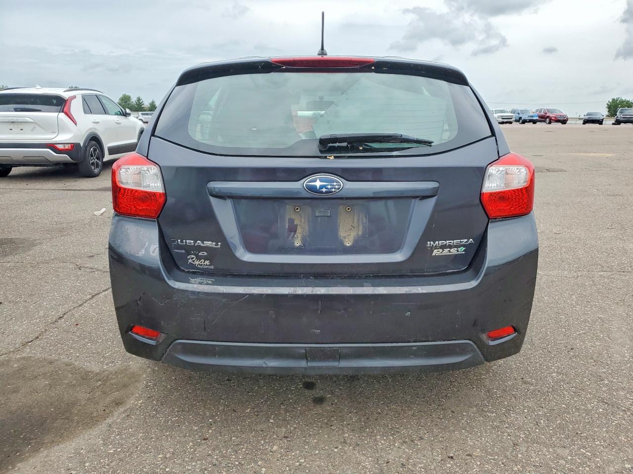 2012 Subaru Impreza Premium Gray vin: JF1GPAC63CH216727