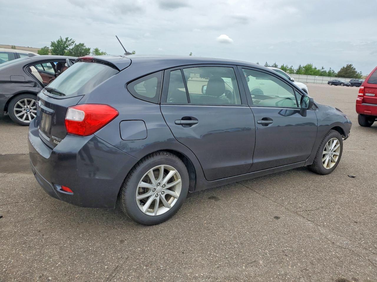 2012 Subaru Impreza Premium Gray vin: JF1GPAC63CH216727