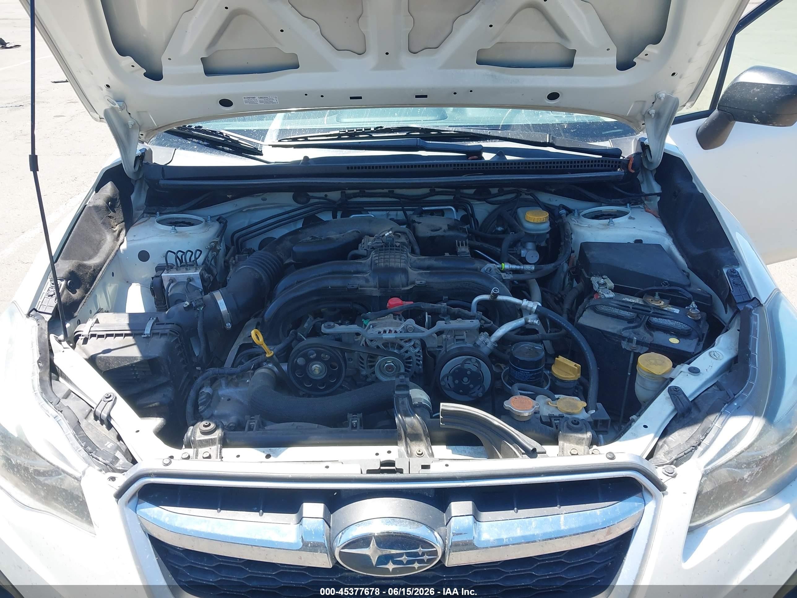 2013 Subaru Impreza 2.0i Premium White vin: JF1GPAC63D1898874